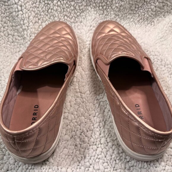 Torrid Rose Gold Quilted Slip-On Sneaker (WW) - Picture 4 of 5